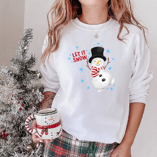 Let It Snow Snowman Sweatshirt
