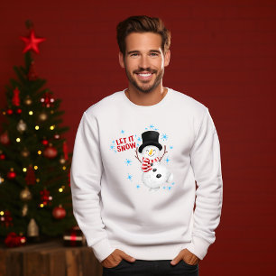 Let It Snow Snowman Sweatshirt
