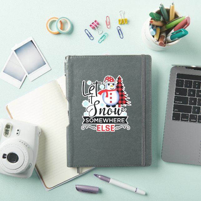 Let It Snow Somewhere Else (iPad Cover)