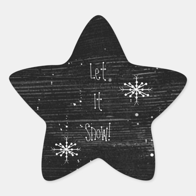 Let It Snow Sticker (Front)