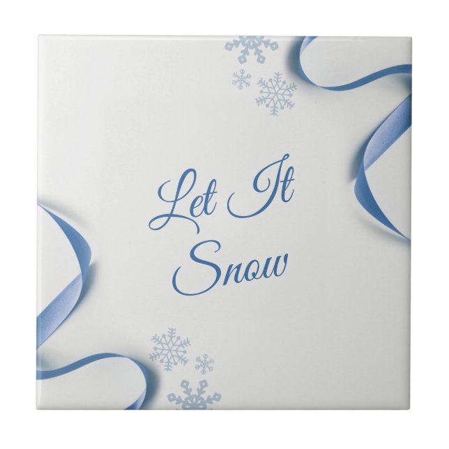 Let It Snow Tile (Front)