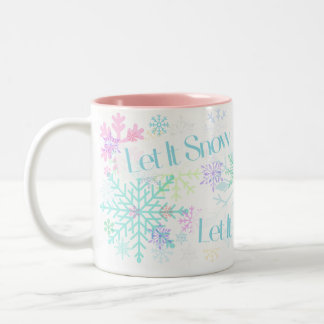 Let It Snow! Two-Tone Coffee Mug