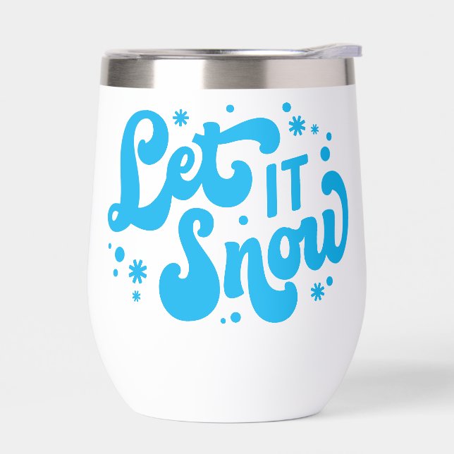 Let It Snow Winter Design (Left)