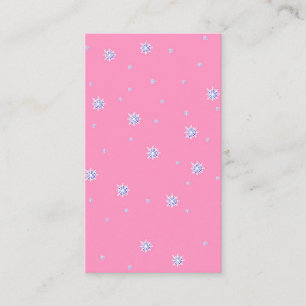 Let it Snow - Winter Snowflakes    Enclosure Card