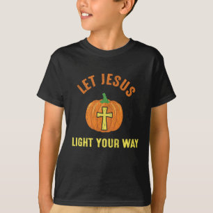 Let Jesus Light Your Way Thanksgiving Christian T-Shirt