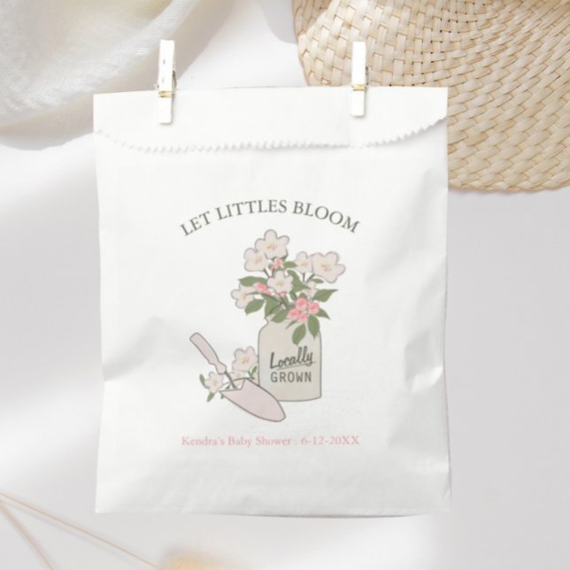 Let Littles Bloom Garden Seeds Baby Shower Favour Bags (Creator Uploaded)
