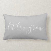 Let Love Grow Gray & White