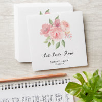 Let Love Grow l Rose Seed Packet Wedding Favour