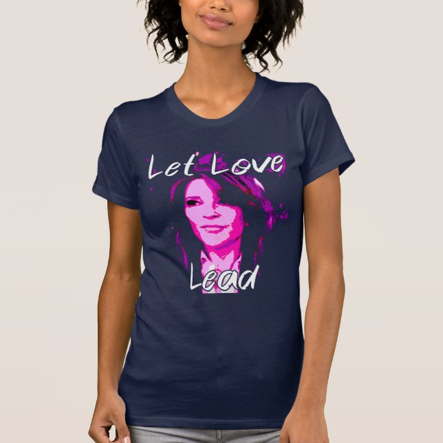 Let Love Lead - Marianne Williamson T-Shirt (Front)
