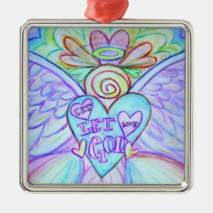 Let Love Let God Angel Holiday Ornament