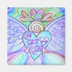 Let Love Let God Guardian Angel Magnet