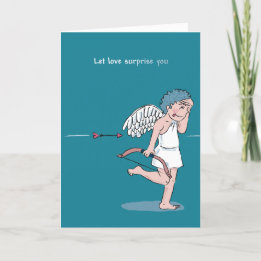Let love surprise you holiday card