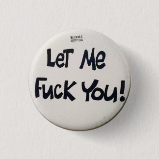 Let me 3 cm round badge