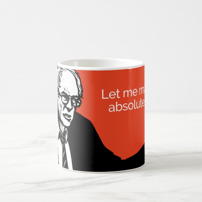 Let Me Be Absolutely Clear Coffee Mug (Center)