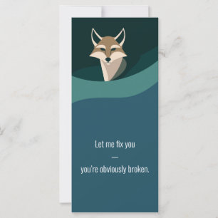 “Let me fix you” Bookmark – J to G
