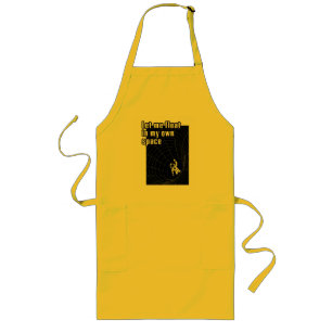 Let me float in my own space long apron
