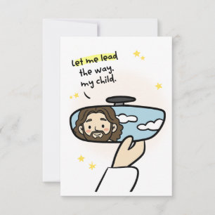 Let Me Lead the Way, My Child – Christian Faith Thank You Card