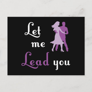 Let Me Lead You Postcard
