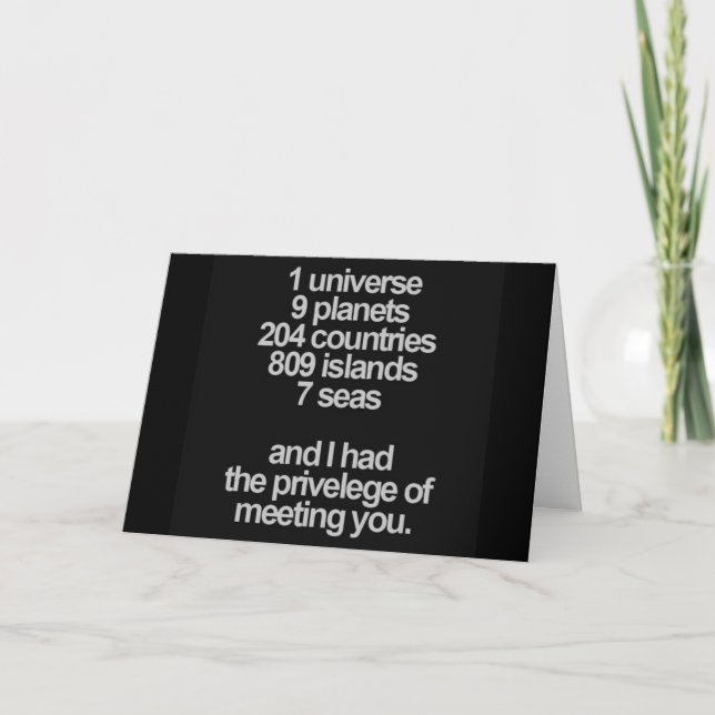 *LET ME SHOW YOU EVERY DAY* LOVE YOU SO MUCH HOLIDAY CARD (Front)