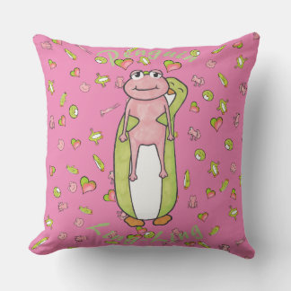 Let Me Show You My Frog! Cushion