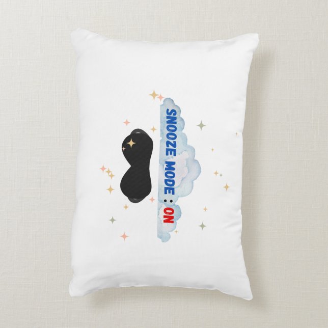 "Let Me Sleep – Double-Sided Funny Sleep Quote Pil Decorative Cushion (Back(Vertical))