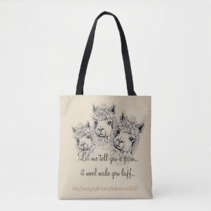 "Let me tell you a yarn.." Tote Bag