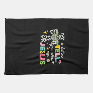 Let Me Tell You About My Jesus Groovy Christian Re Tea Towel