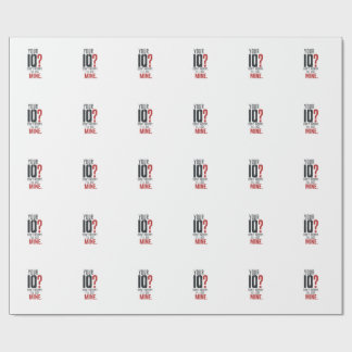 LET ME THINK WRAPPING PAPER