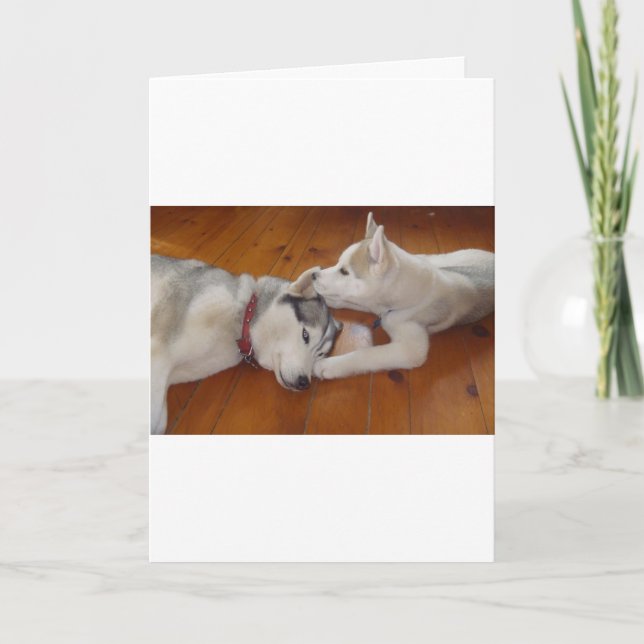 Let me whisper in your ear...."I love you". Holiday Card (Front)