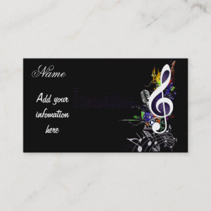 Let Music Live_ Business Card