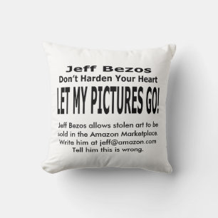Let My Pictures Go! Cushion