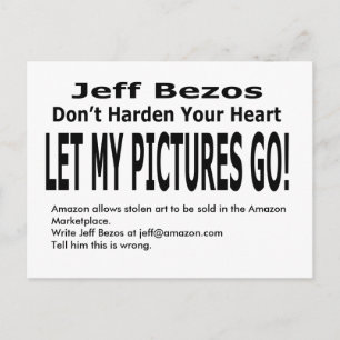 Let My Pictures Go! Postcard