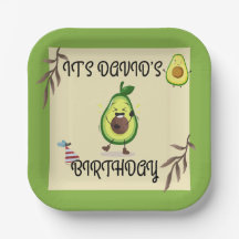 "Let’s Avo-Celebrate! Birthday Bash" Plate