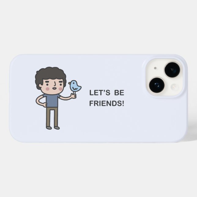 Let’s Be Friends! Case-Mate iPhone Case (Back (Horizontal))