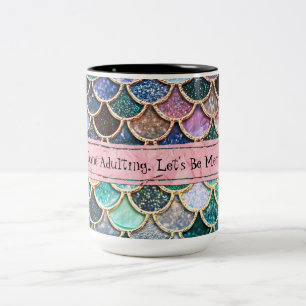 Let´s be mermaids- personalised mug and scales