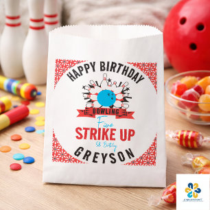 Let’s Bowl! Fun Kids 5th Birthday Party Bowling Favour Bags