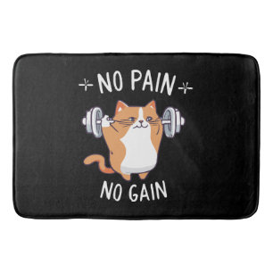 Let s Build Some Muscle! Gym Time! Bath Mat