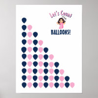 Let’s Count Balloons! Colourful Numbers Learning