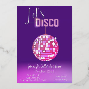 Let’s Disco Neon Bachelorette 