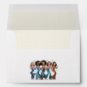 Let’s Disco Retro Party – Dancing Queens  Envelope