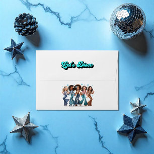 Let’s Disco Retro Party – Dancing Queens  Envelope