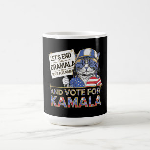Let’s End the Dramala and Vote for Kamala Coffee Mug