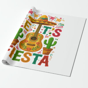 Let’s Fiesta Cinco De Mayo Fiesta Wrapping Paper