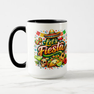 Let’s Fiesta Cinco De Mayo Mug – Colorful Mexican