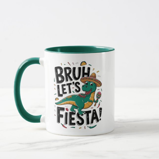 Let’s Fiesta Cinco De Mayo Mug – Colourful Mexican (Left)