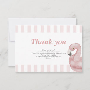 Let’s Flamingle Thank You Card