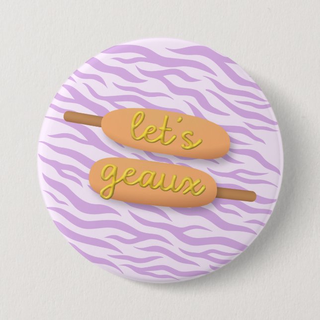 Let’s Geaux Corndog Pin – LSU Game Day (Front)