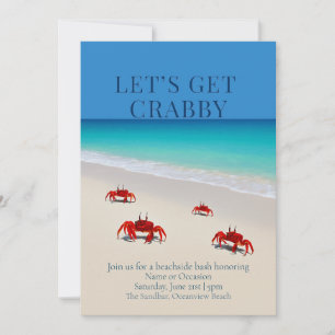 Let’s Get Crabby – Custom Invite   Announcement