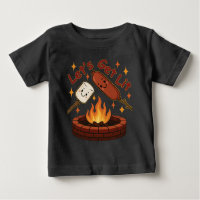 Let’s Get Lit Firepit – Cute Marshmallow & Hot Dog