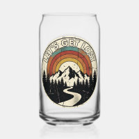 Let’s Get Lost Retro Mountain Adventure Outdoor